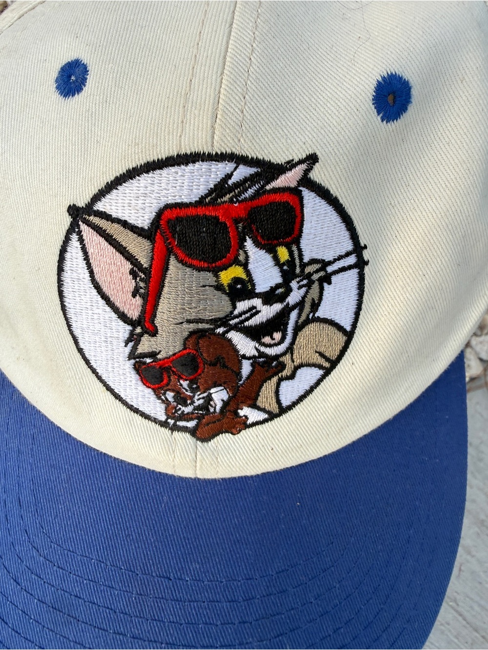 Vintage 1994 Tom & Jerry Sizzler Snapback Hat Cap - Picture 2 of 6